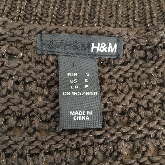 [H&M] Sparkly Brown Knit Shrug | S | Good - Picture 9 of 11
